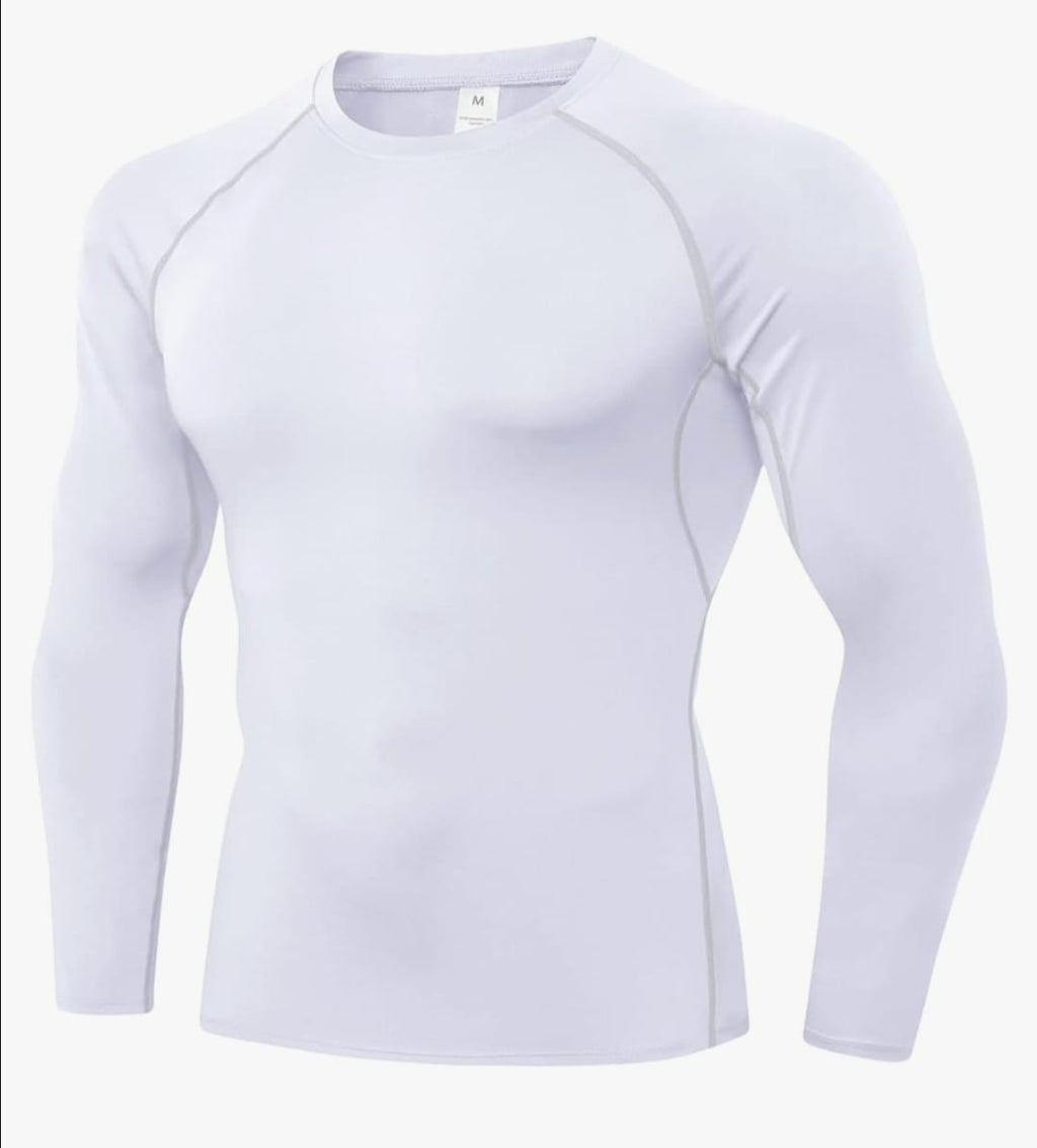 Camisa de compresión deportiva manga larga