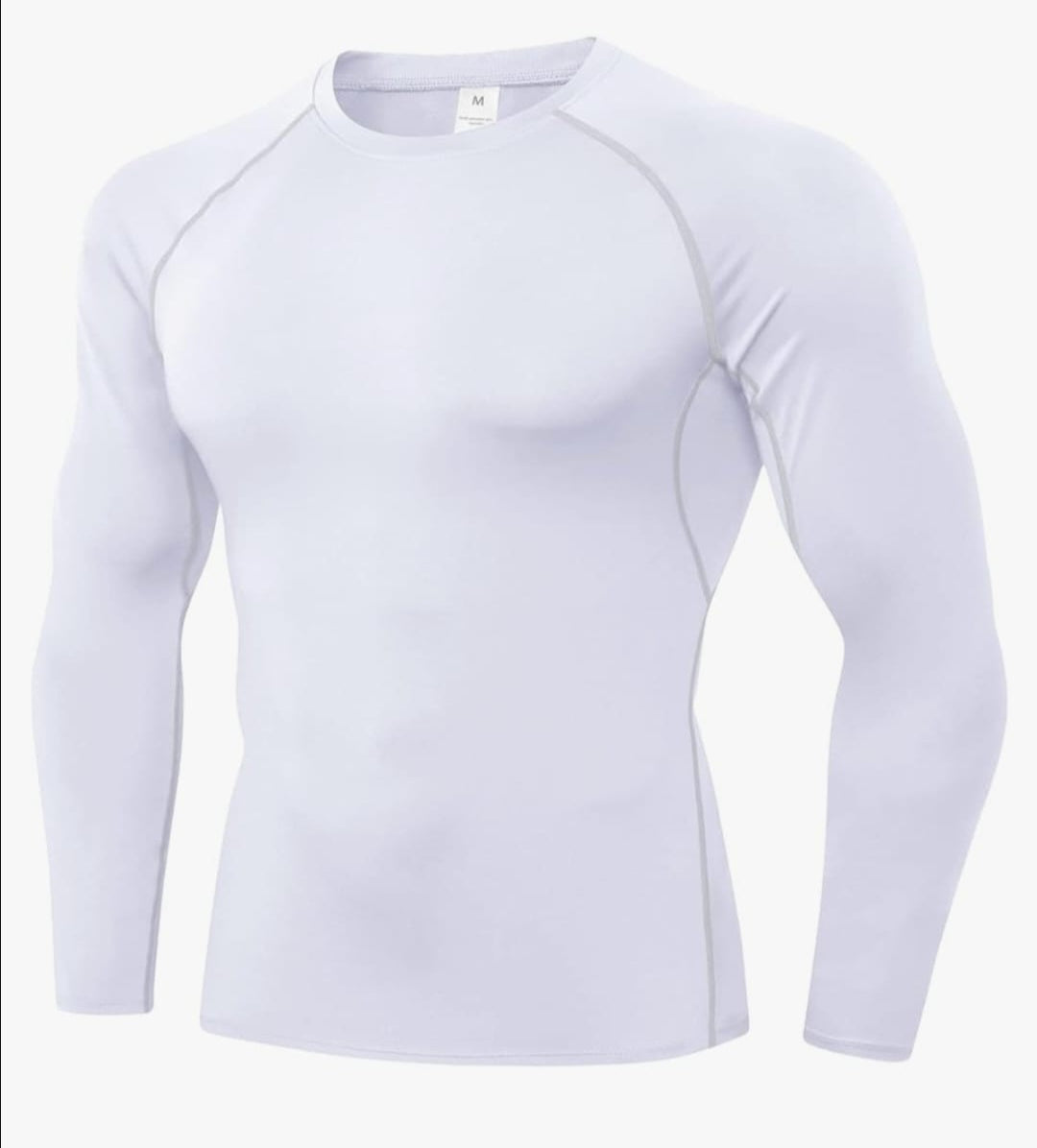 Camisa de compresión deportiva manga larga