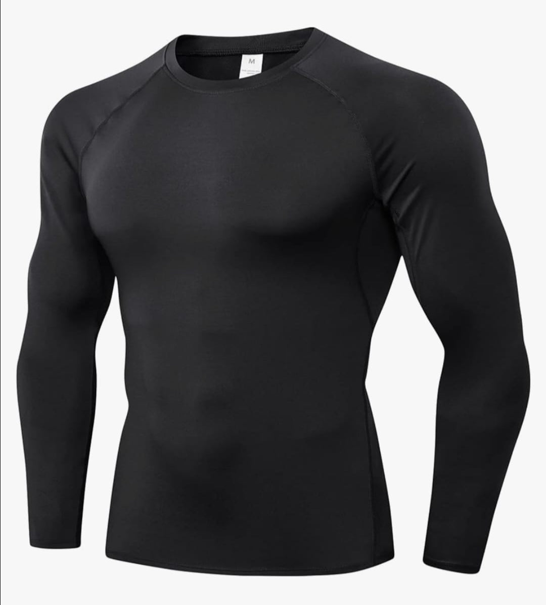 Camisa de compresión deportiva manga larga